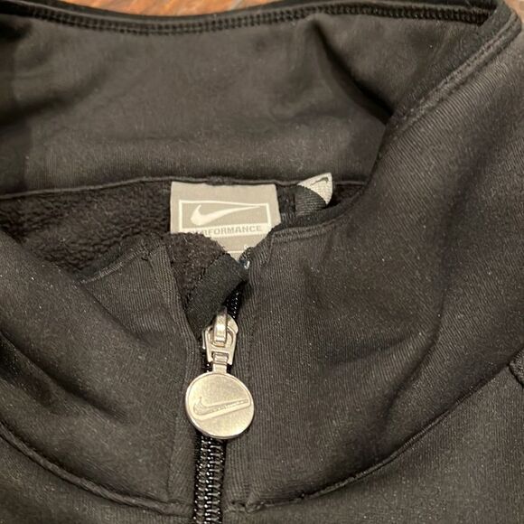 VTG Nike performance soft shell fleece lined Jacket size L embroidered swoosh - Picture 4 of 11